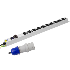 10 Way Power Metered 16A IEC 60320 C19 Unswitched Individually Fused Neon 32A Plug PDU - Image 3
