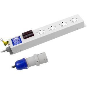 4 Way 13A Power Metered & Surge Protected 32A Plug PDU - Image 3