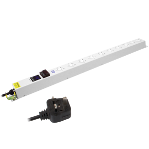 10 Way 13A Power Metered Sockets Angled Right 13A Plug PDU - Image 3