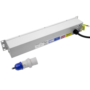 4 Way 19" 1.5U 13A Power Metered Illuminated Main Switch 16A Plug PDU - Image 4