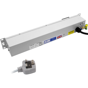 8 Way 19" 1.5U Power Metered 10A IEC 60320 C13 Fused 13A Plug PDU - Image 4