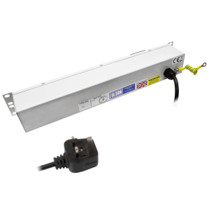 8 Way 1.5U 19" Power Metered 16A IEC 60320 C19 Fused PDU - Image 4