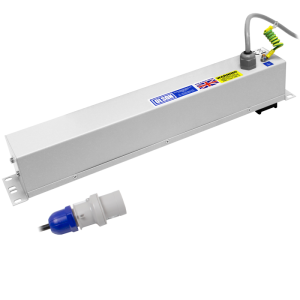 10 Way 19" 1.5U 20A Neutrik Powercon Fused Main Switch Power Metered PDU - Image 5