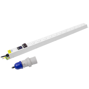 12 Way 13A Power Metered Sockets Angled Left 16A Plug PDU - Image 3