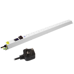 12 Way 13A Power Metered Sockets Angled Right 13A Plug PDU - Image 3