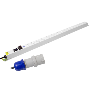 16 Way 13A Power Metered Sockets Angled Right 32A Plug PDU - Image 3