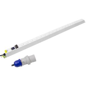 20 Way 13A Power Metered Sockets Angled Left 16A Plug PDU - Image 3
