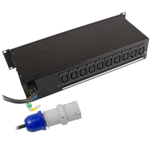 10 Way 19" 2U Power Metered 10A IEC 60320 C13 Individual Circuit Breaker Rack Mount PDU - Image 3