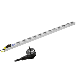 12 Way Vertical 16A Schuko Circuit Breaker CEE 7/7 Plug PDU - Image 3