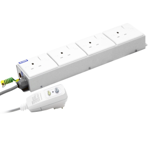 4 Way 13A Switched Socket Neon Flat 13A RCD Plug Portable PDU - Image 3