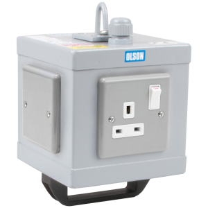 3 Way 13A Switched Metal Clad Socket Suspended Service Unit - Image 3