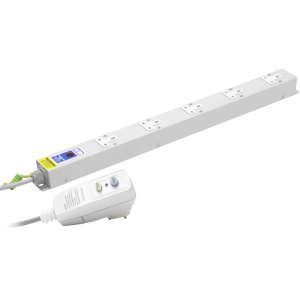 5 Way 13A Vertical Sockets Neon 13A RCD Plug PDU - Image 3