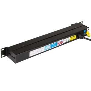 19 Inch 1U Horizontal 4x UK 13A & 4x C13 10A Rack Mount Illuminated Main Switch 13A Plug PDU - Image 4